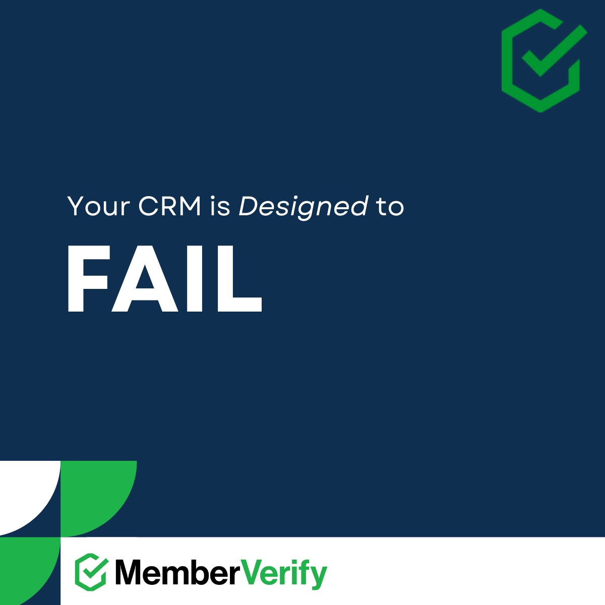 Your CRM was built to hold bad data